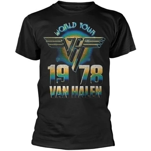 Van Halen Košulja World Tour '78 Unisex Black M