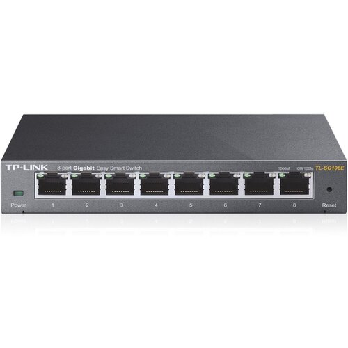 Tp-link TL-SG108E 8-portni Gigabit 10 / 100 / 1000Mb/s Easy Smart energy efficient svič Slike