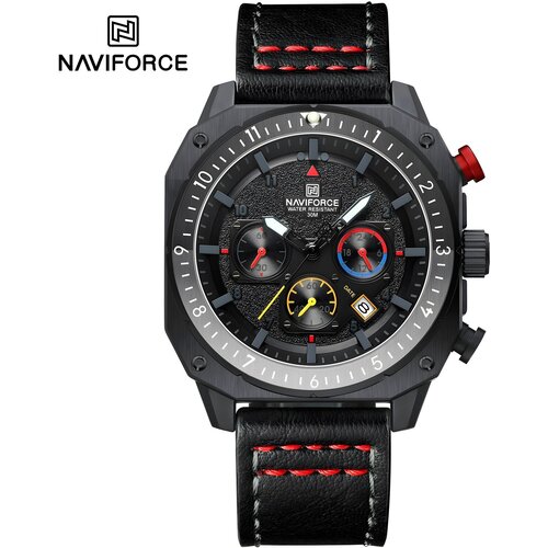 Sat NAVIFORCE SQ-38603 - Crna / Srebrna KP38603 Cene