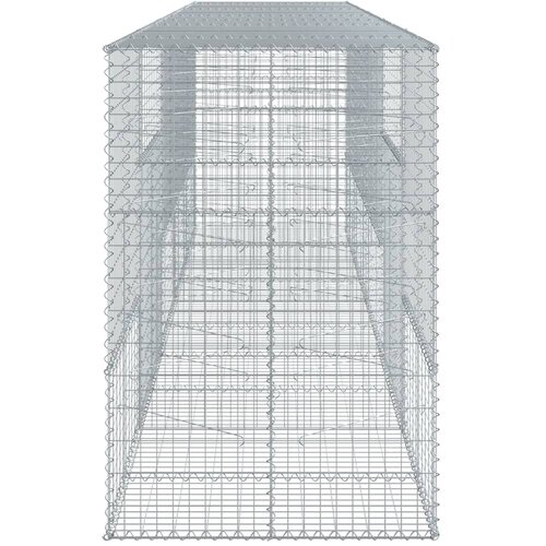  Gabionska ko&amp;scaron;ara s poklopcem 500x100x150 cm pocinčano željezo Slike