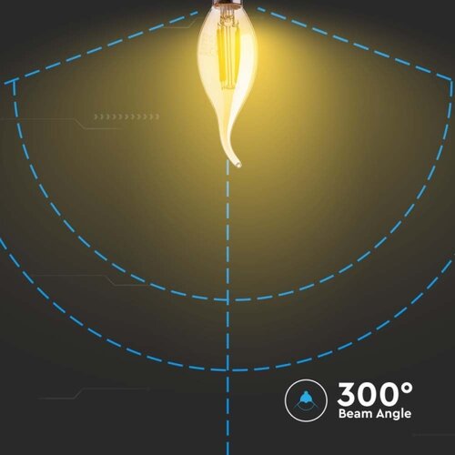  LED sijalica FILAMENT JANTARNA E14/4W/230V 2200K Slike