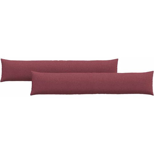  Jastučići za sofu 2 pcs Vinska crvena 200 x 40 cm tkanina Slike