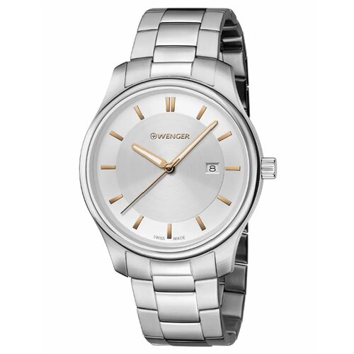 Wenger &amp;#039;&amp;#039;City Classic&amp;#039;&amp;#039; Silver Women&amp;#039;&amp;#039;s Swiss Made ručni sat 01.1421.105 Slike