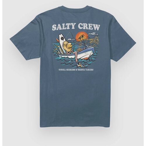Salty Crew Down Time T-shirt slate Cene