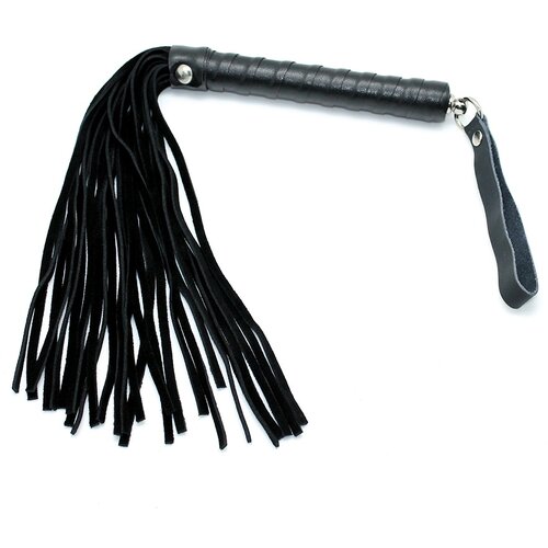 Rimba Leather Whip 35cm Black Cene