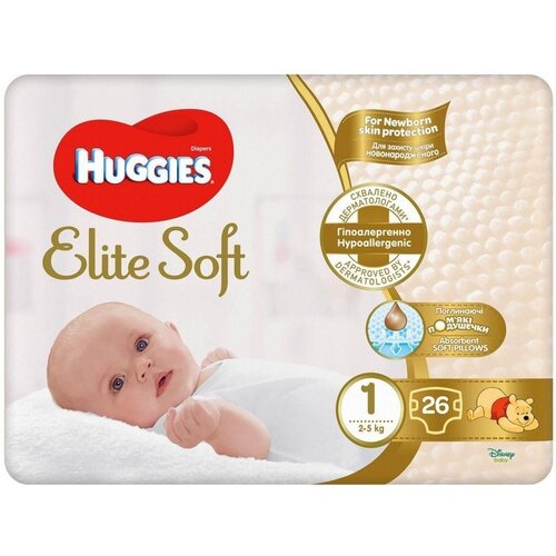 Huggies pelene Elite Soft 1 26kom Cene