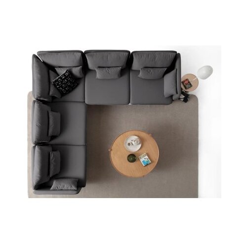Atelier Del Sofa ugaona garnitura flexy l anthracite Slike