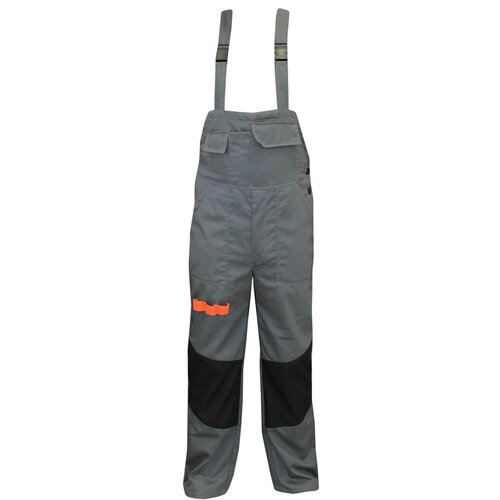  Delovne hlače Farmer Spektar z oprsnikom (sive, velikost: XL) Cene