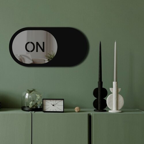 Wallity Ogledalo Ozgl510, 60x30 cm, Sivo Cene