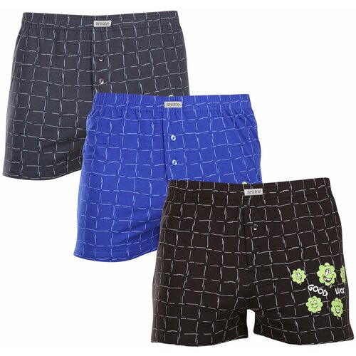 Andrie 3PACK Men's Shorts multicolor Cene