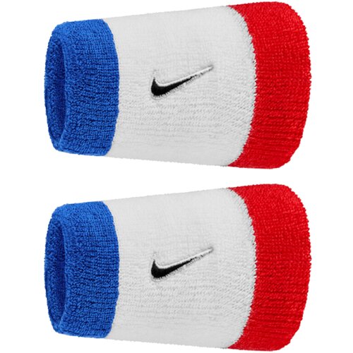 Nike Dodatki šport Swoosh Classic Double Wide Wristbands 2PK Bela Cene
