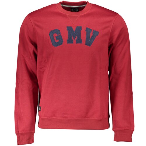Gianmarco Venturi MEN&#39;S RED ZIP-OUT SWEATSHIRT Cene
