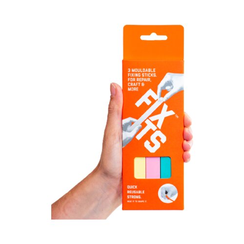 ecoLiving FIXITS lepilni trakovi, 3-delno pakiranje - zelena, roza, rumena Cene