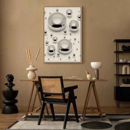  Slika - Enchanted in the Frost (1 Part) Vertical 60x90 U prirodnom drvenom okviru Slike