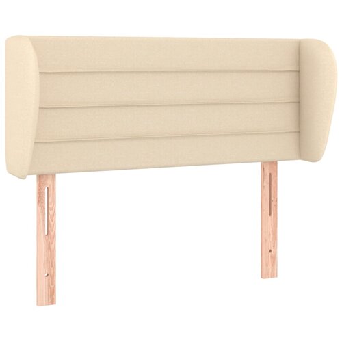 Maison Chic vzglavna omarica - nočna omarica - posteljna omarica z u&amp;scaron;esi krem 103x23x78/88 cm blago, (21711884) Slike