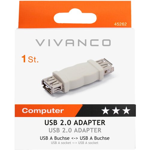 Vivanco USB 2.0 A/A FF adapter Cene