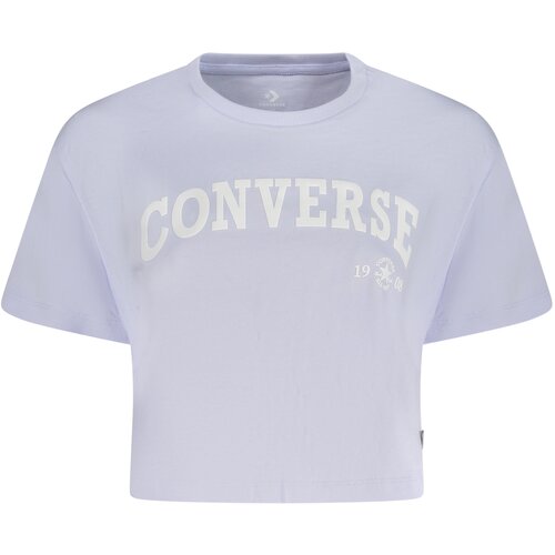 Converse WOMEN&amp;amp;#39;S SHORT SLEEVE T-SHIRT PURPLE Slike