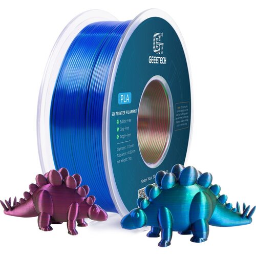 GEEETECH PLA Silk Tri-Colour Red+Blue+Green, 1.75 mm / 1000 g Cene