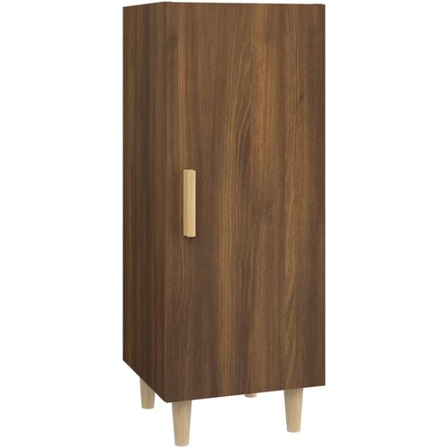 Maison Chic Komoda - Predalnik rjavi hrast 34,5x34x90 cm konstruiran les, (21718090) Slike