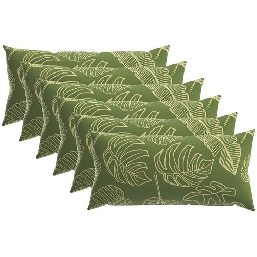  Presvlaka za jastuk 6 pcs HEERLEN Dizajn lista 40 x 80 cm Cene