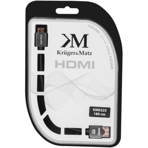  Kruger&amp;amp;Matz HDMI kabel - mini HDMI priključak-utikač (A-C) 1,8 m Slike