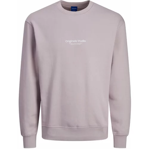 Jack & Jones Sweater majica 'Vesterbro' lavanda / bijela