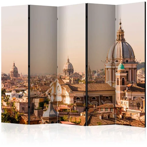  Paravan u 5 dijelova - Rome - bird's eye view II [Room Dividers] 225x172