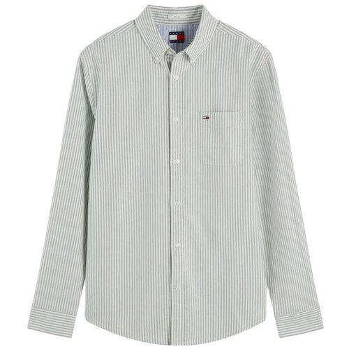 Tommy Hilfiger Srajce z dolgimi rokavi DM0DM22790 0CD Zelena Slike