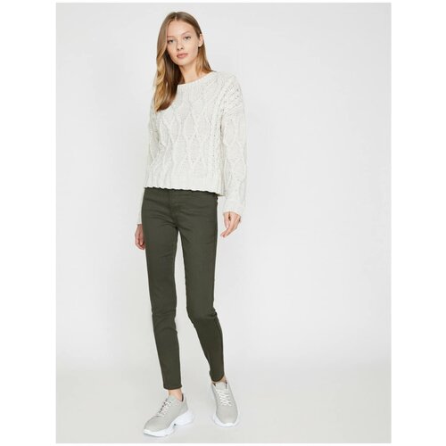 Koton Women&amp;#039;s Green Pants Slike