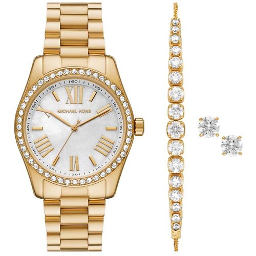 Michael Kors Ura ženski, zlata barva Slike