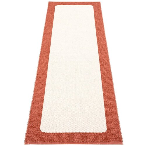 Pappelina opečnato oranžen/kremno bel zunanji in notranji tekač 70x240 cm ilda brick – Cene