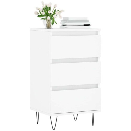 VidaXL Komoda bijela 40 x 35 x 70 cm od konstruiranog drva Slike