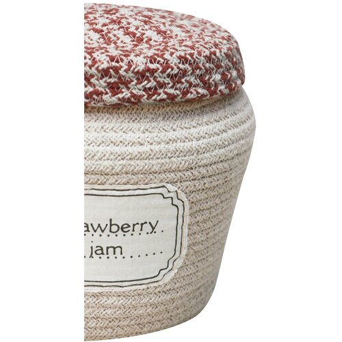 Lorena Canals Krem tekstilna dječja kutija za pohranu &amp;oslash; 20x23 cm Jam Jar &amp;ndash; Slike