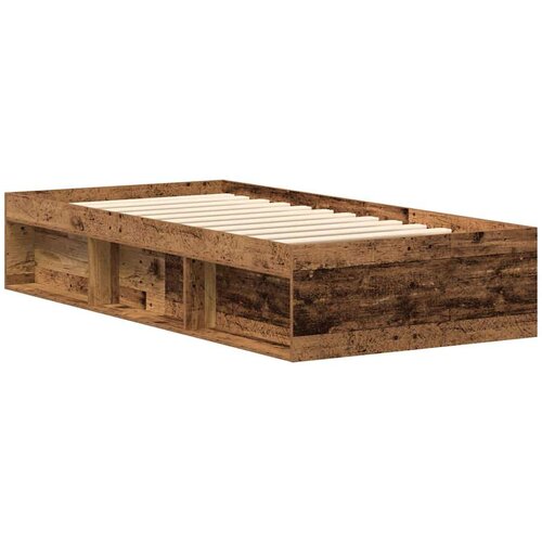 VidaXL Okvir kreveta bez madraca staro drvo 90x200 cm Slike