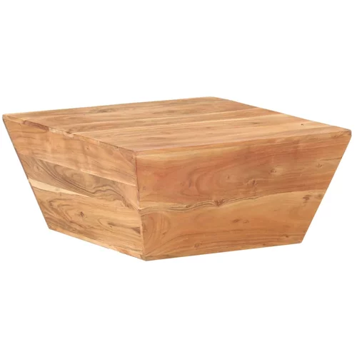  Klubska mizica V-oblike 66x66x30 cm trden akacijev les