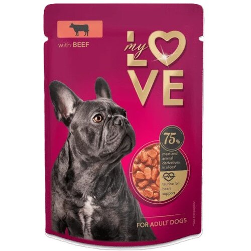 My Love sos za pse Govedina 100g Cene