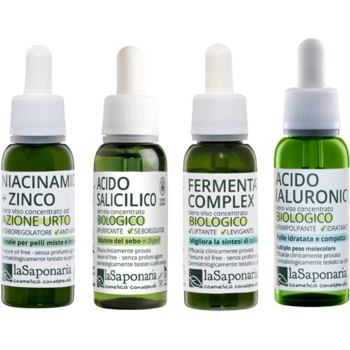 La Saponaria Attivi Puri set za usavr&scaron;avanje - 4 x 30 ml Cijene