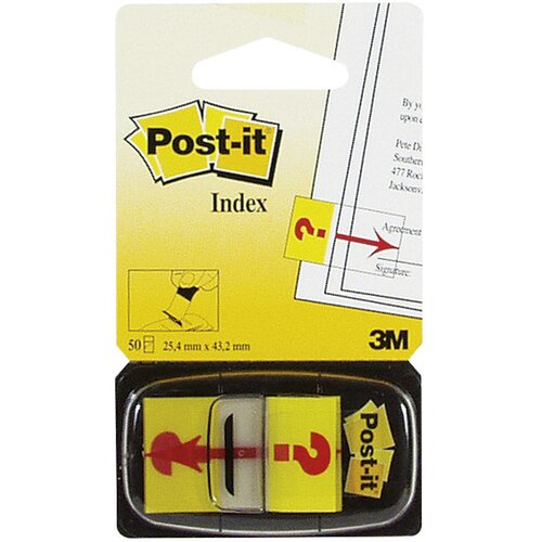  ZASTAVICA 25,4X43,2MM 50L POST-IT 3M.680-32 "?" ŽUTA BLISTER-EOL!! Cene