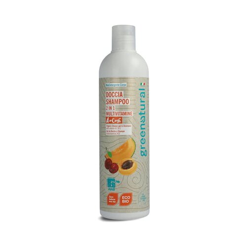 Greenatural 2u1 &amp;scaron;ampon i gel za tu&amp;scaron;iranje ace Slike
