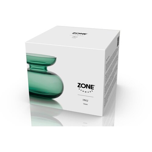 Zone Zelena staklena ručno izrađena vaza (visina 9 cm) Inu &amp;ndash; Slike
