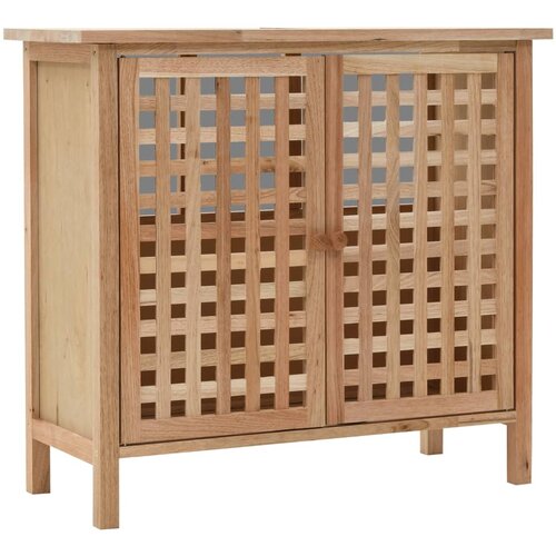 vidaXL Omarica za umivalnik trdna orehovina 66x29x61 cm, (20580200) Cene