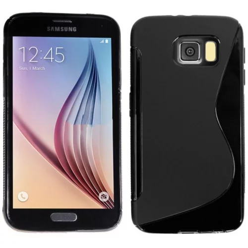  S silikonski ovitek Samsung Galaxy S6 Edge G925 črn