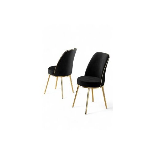 Hanah home Pefa set stolica, 45x91x42 cm, 6 dijelova, Crna i srebrna boja Cijene