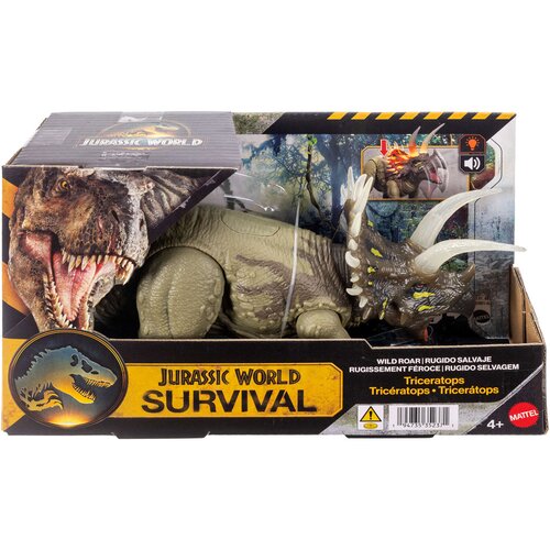Mattel Jurski svet: napadalni dinozaver Triceratops z zvokom in svetlobo &ndash; Cene