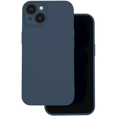Onasi Silikonski ovitek za Xiaomi Redmi 17 4G / 5G - mat liquid temno moder Slike