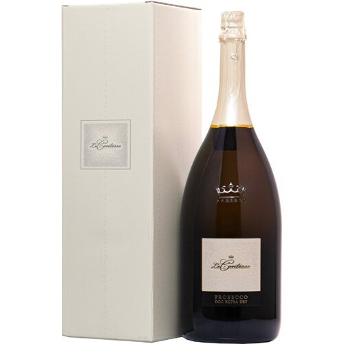Le Contesse Prosecco extra dry belo penušavo vino 1.5 l Cene