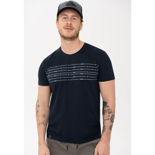 Volcano Man's T-shirt T-Jack M02132-S23 Navy Blue Slike