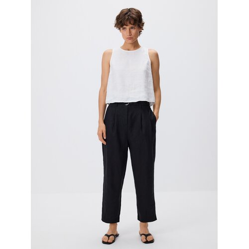 Reserved LADIES` TROUSERS & BELT - crno Cijene