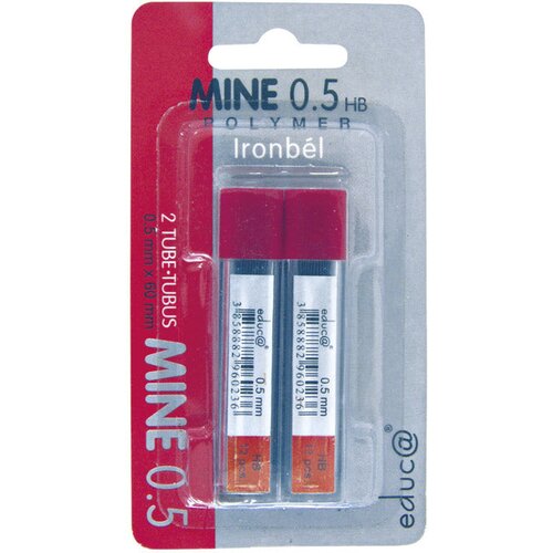 Mini 0,5MM HB POLIMER PK2 EDUCA BLISTER Slike