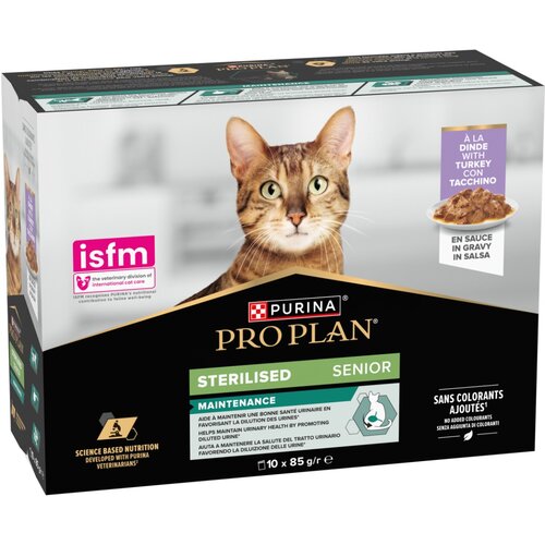 Pro Plan Cat Sterilised Senior Puran 10x85 g Slike